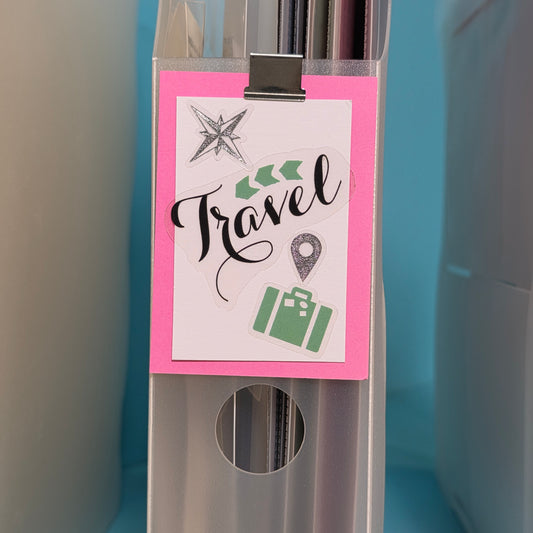 Perfect Pouch & Creative Connector Label Saver Bundle - Silver Clips