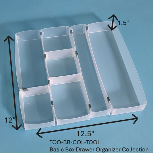 1.5"H Basic Box Small Box Collection with Connector Tool