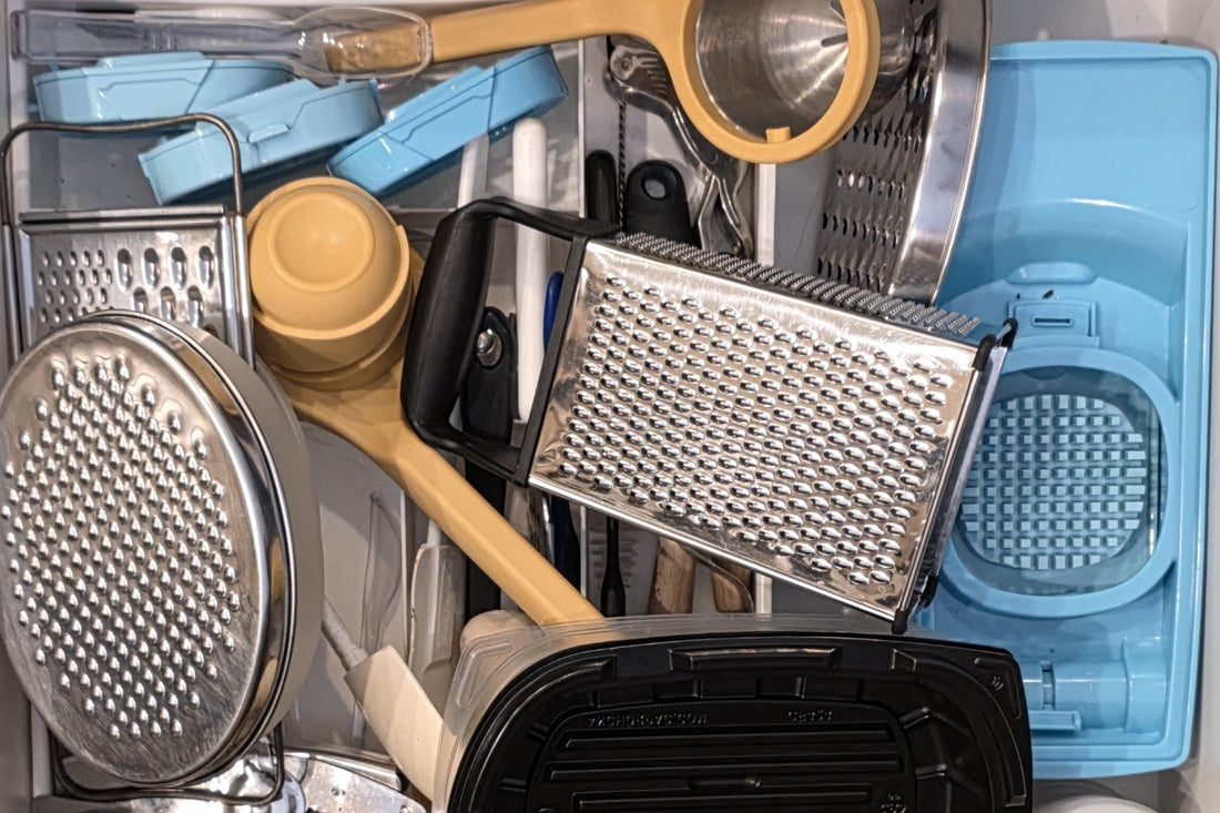 Step by Step Kitchen Tool Drawer Organization