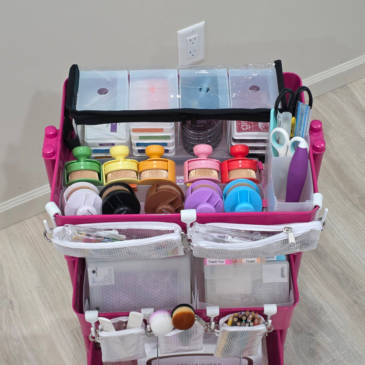 Craft Cart Organization
