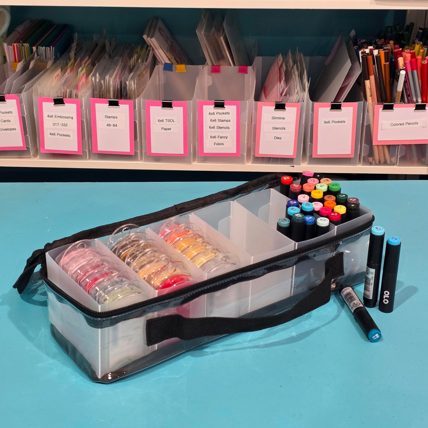 Quick Quote - Powder Puff Ink and OLO Marker Storage Solution