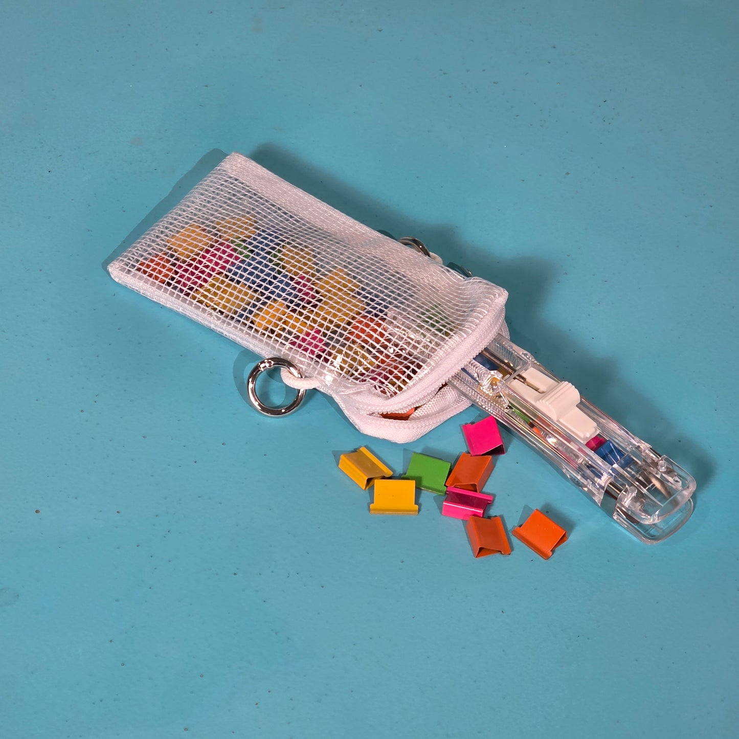 Perfect Pouch & Creative Connector Label Saver Bundle - Multi-Color Clips