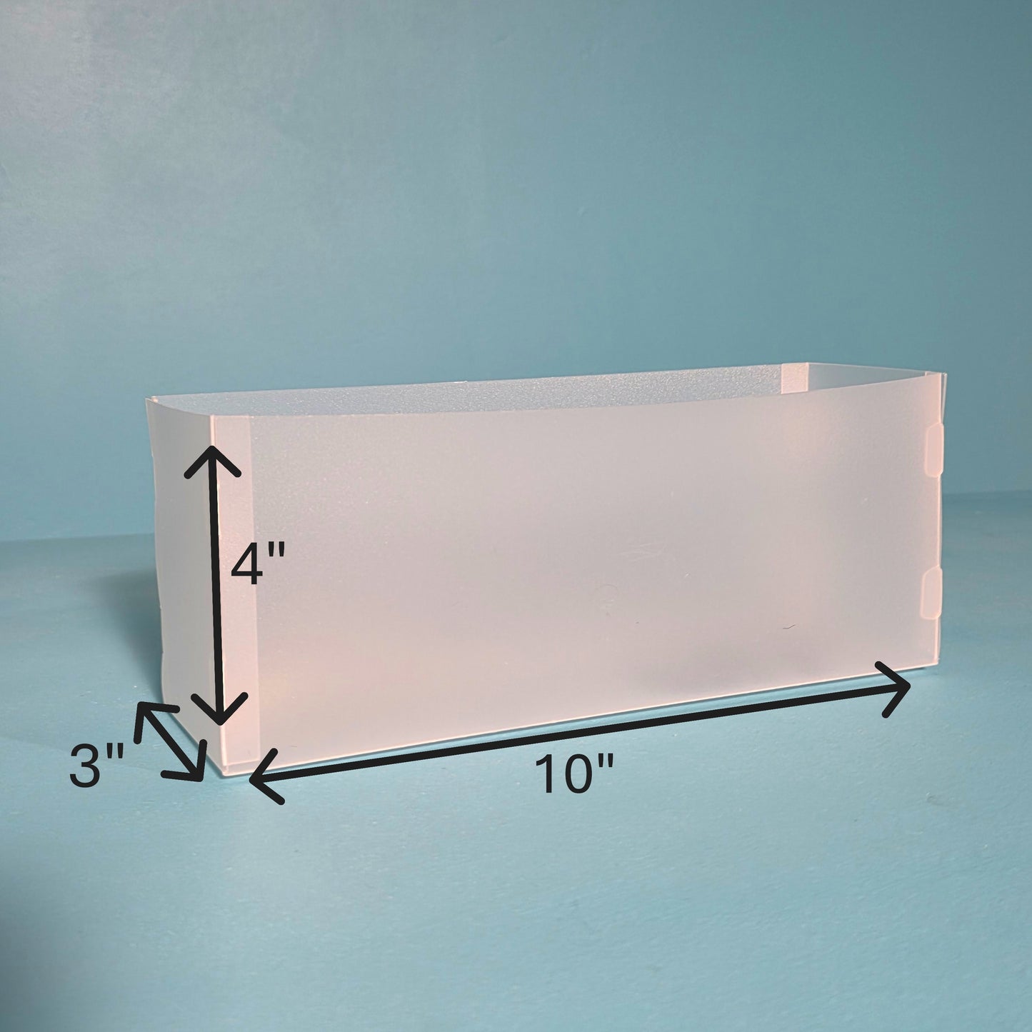 TOO Basic Box 1 - 4”H x 3” x 10” - Set of 3