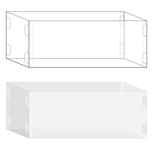 4"H Basic Box "A" Set of 3 - FEBRUARY