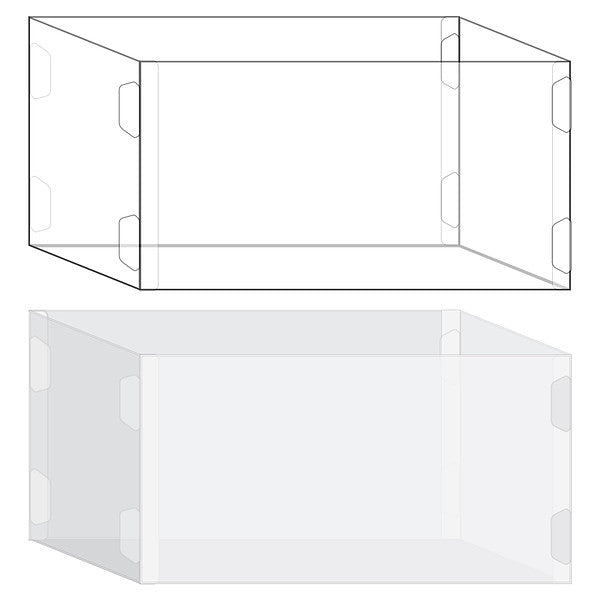 4"H Basic Box "B" Set of 3 FEBRUARY