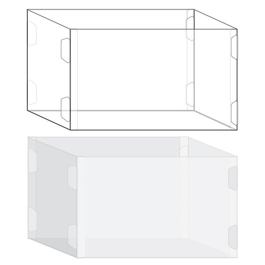 4"H Basic Box "C" Set of 3 - FEBRUARY