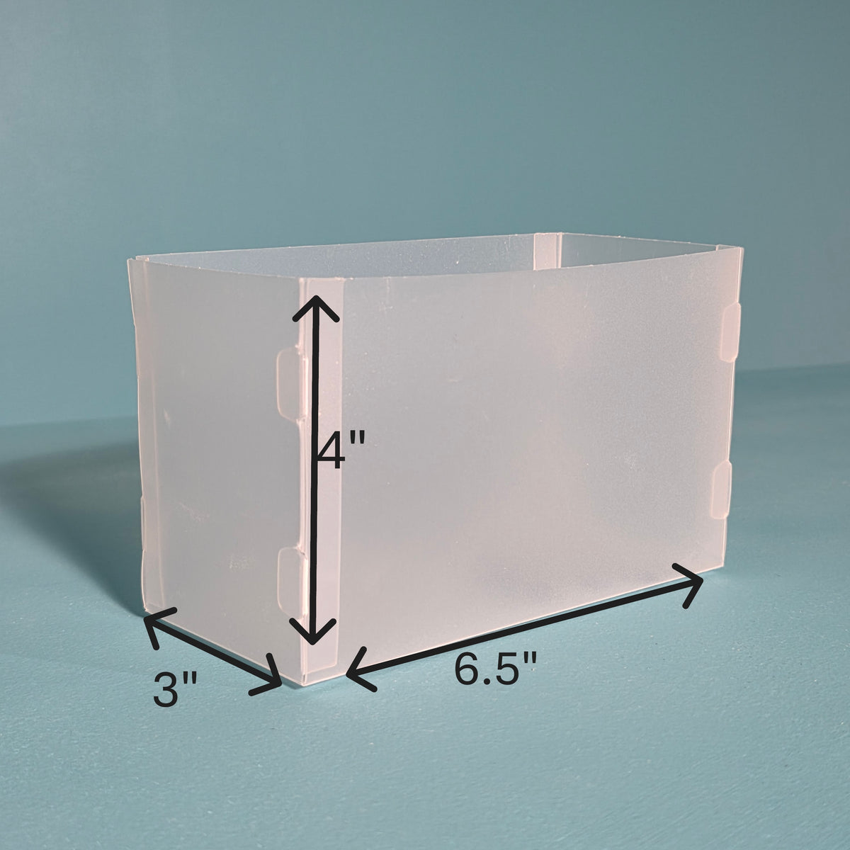TOO Basic Box 3 - 4”H x 3” x 6.5” - Set of 3