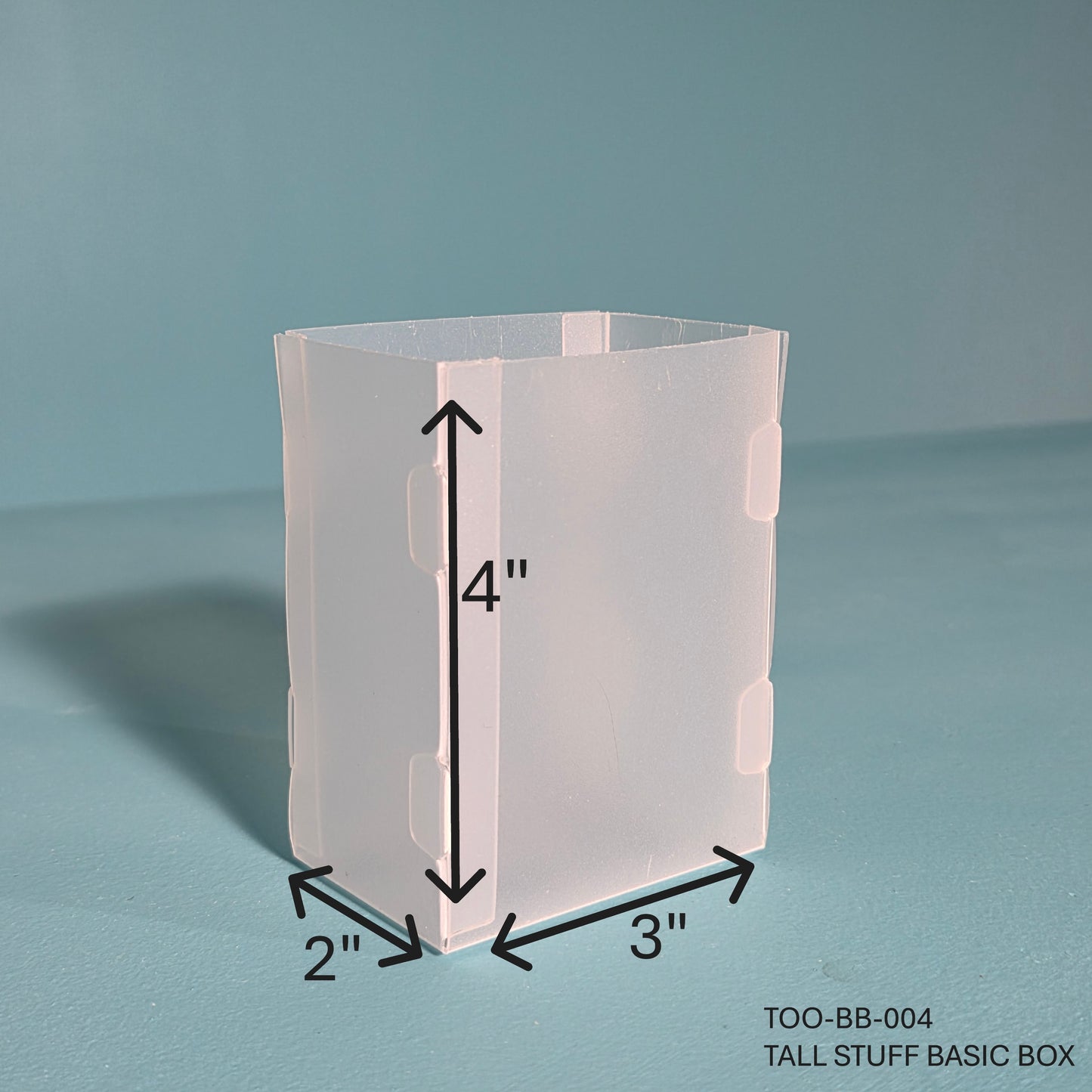 4"H Basic Box "D" Tall Stuff - Set of 3 - FEBRUARY