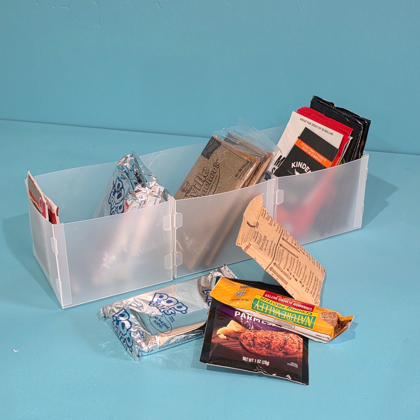 4"H Basic Box "E" Square Stuff - Set of 3 - FEBRUARY