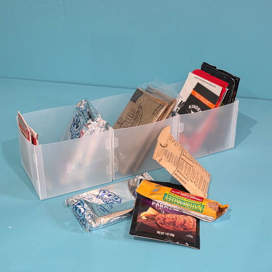 4"H Basic Box "E" Square Stuff - Set of 3 - FEBRUARY