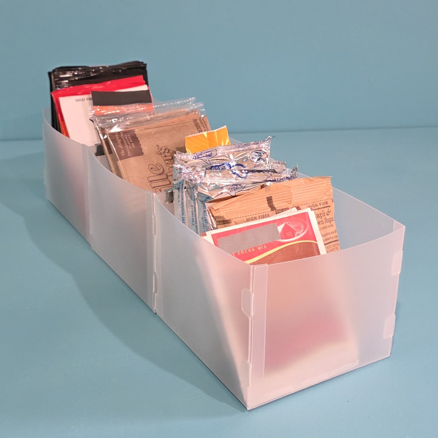 4"H Basic Box "E" Square Stuff - Set of 3 - FEBRUARY