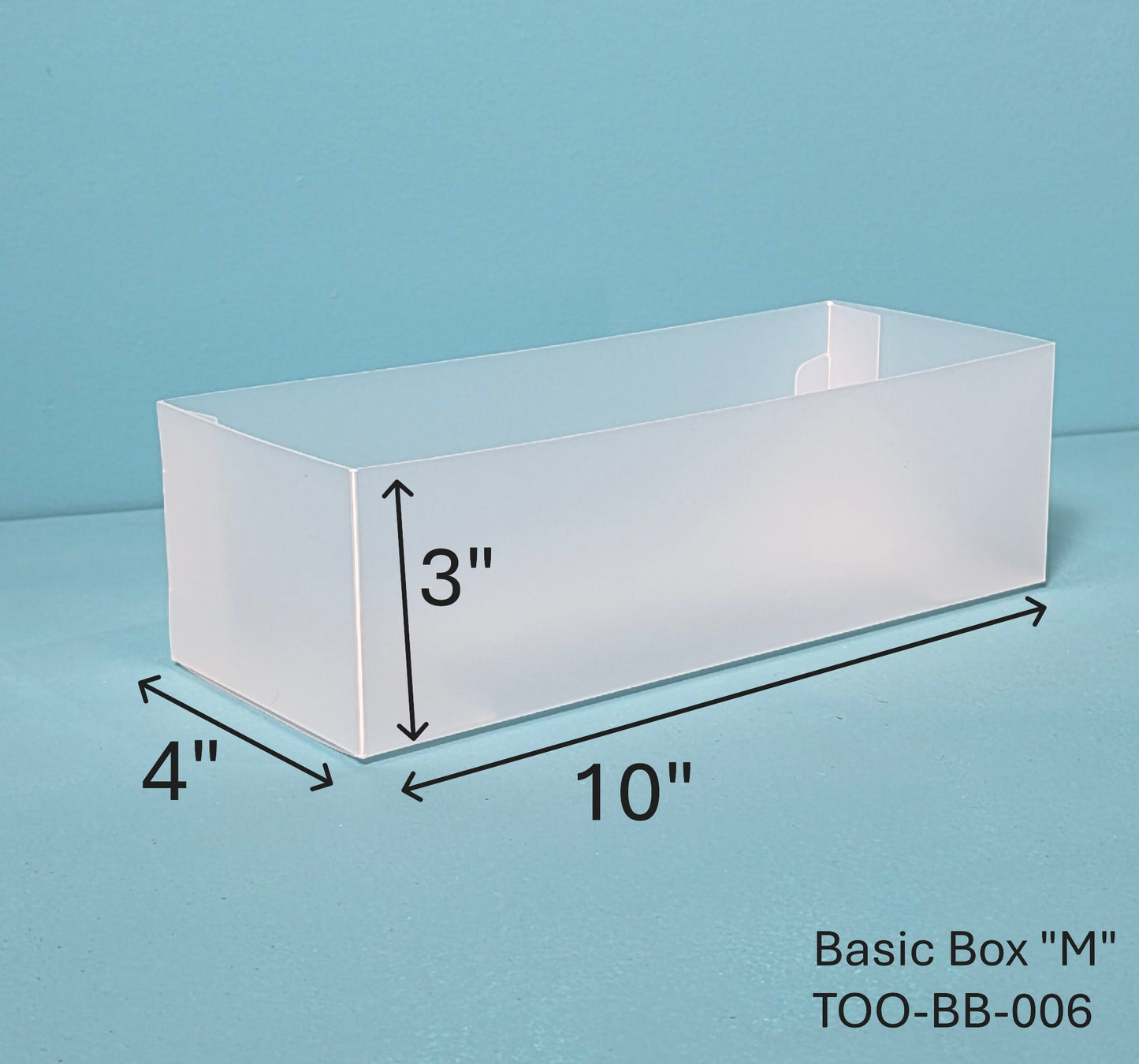 3"H Basic Box "M" Set of 3