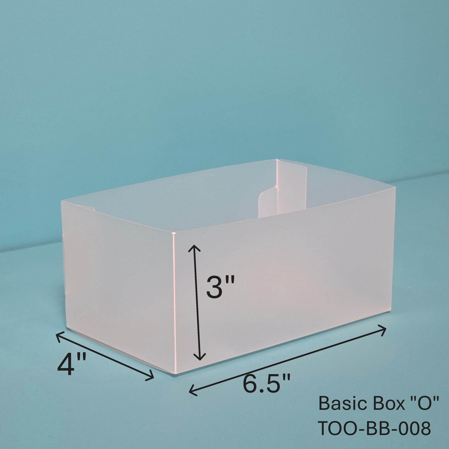 3"H Basic Box "O" Set of 3