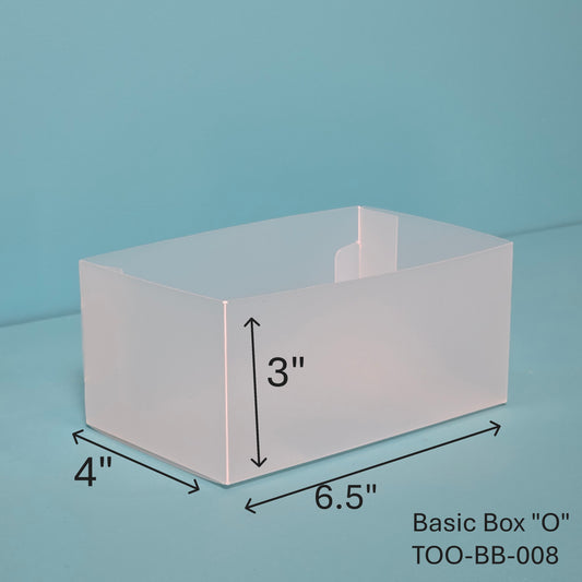 3"H Basic Box "O" Set of 3