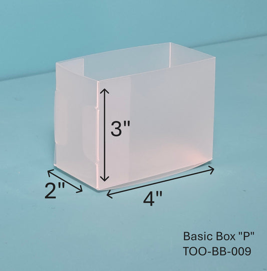 3"H Basic Box "P" Set of 3