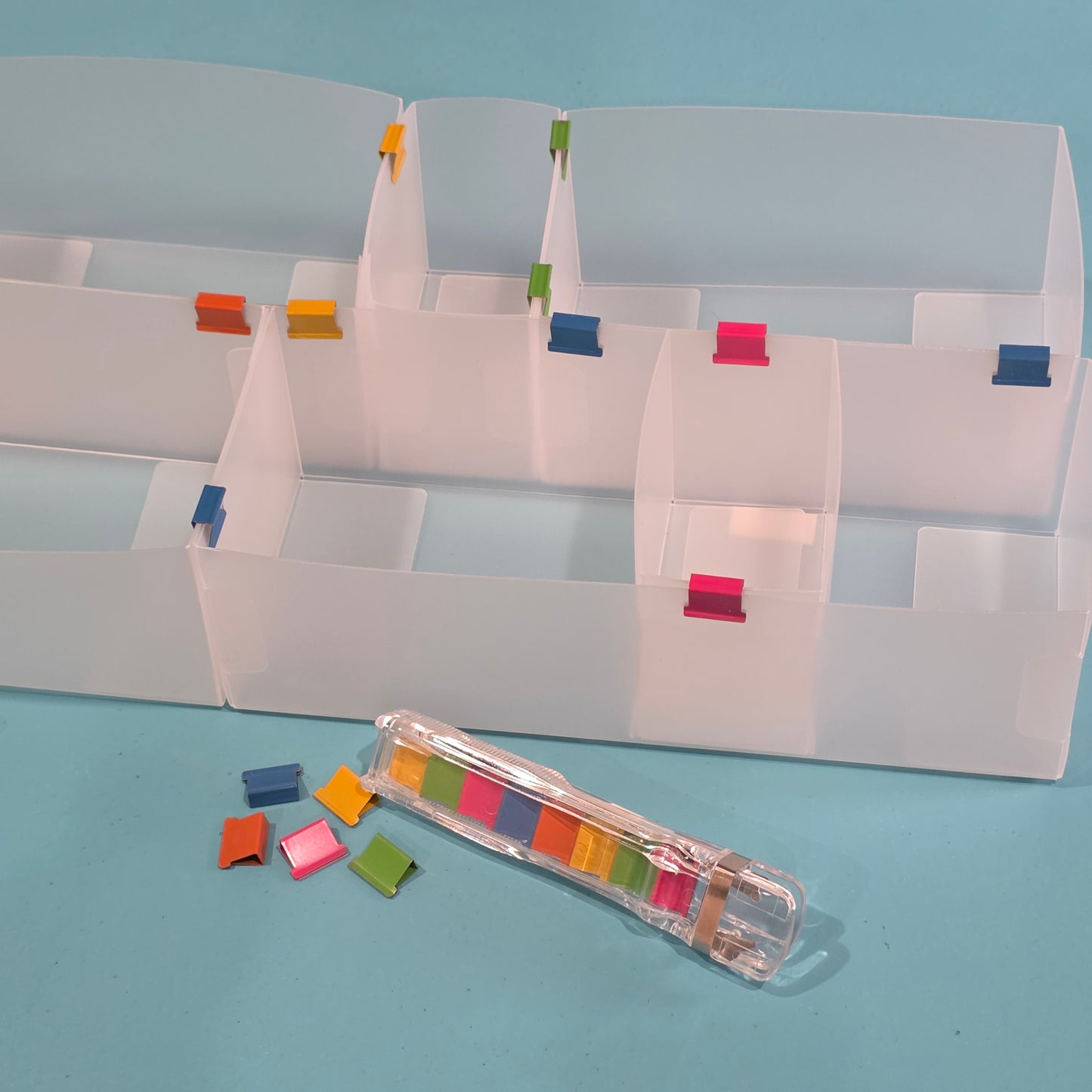 Connector Clips-Multi-Color 50pc