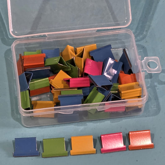 Connector Clips-Multi-Color 50pc