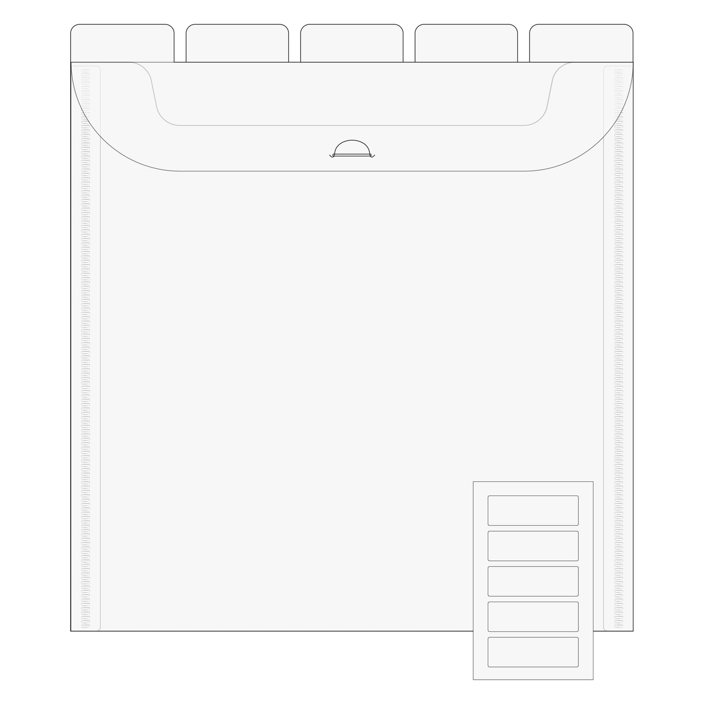 12x12 File Master Storage Box