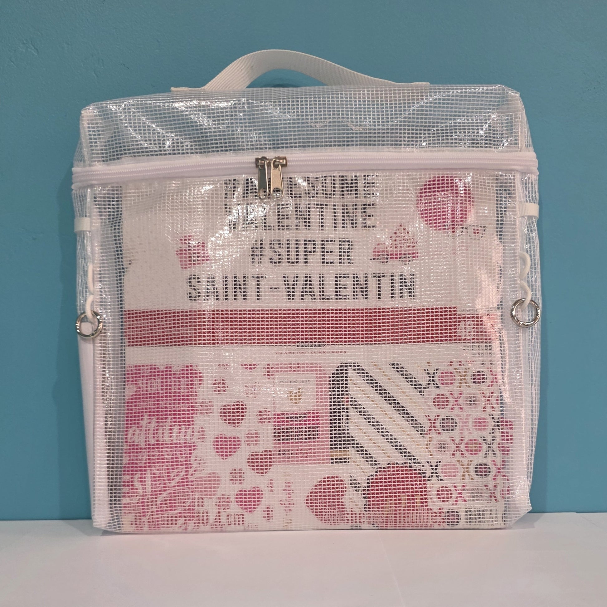 Big Base Pouch Tote for 12x12 scrapbooking paper and supplies.