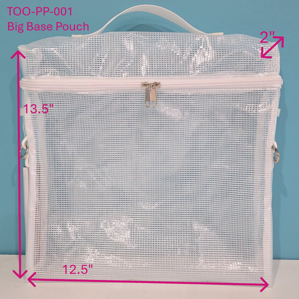 Big Base Pouch with dimensions and name noted on the image.