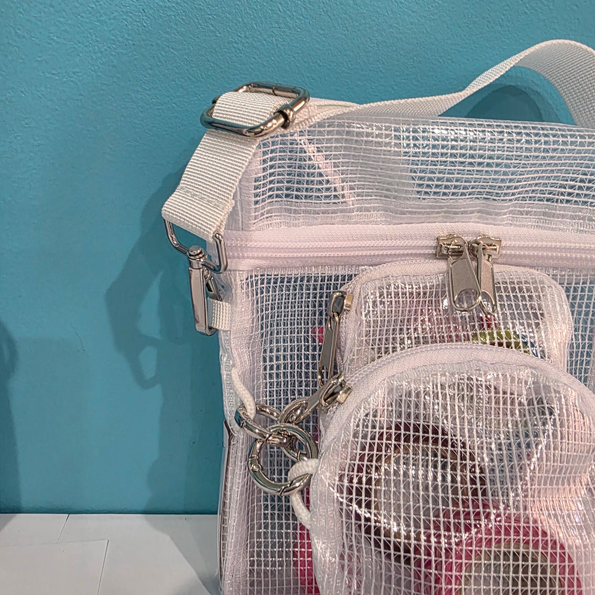 How to connect perfect pouches together to create a unique crossbody pouch