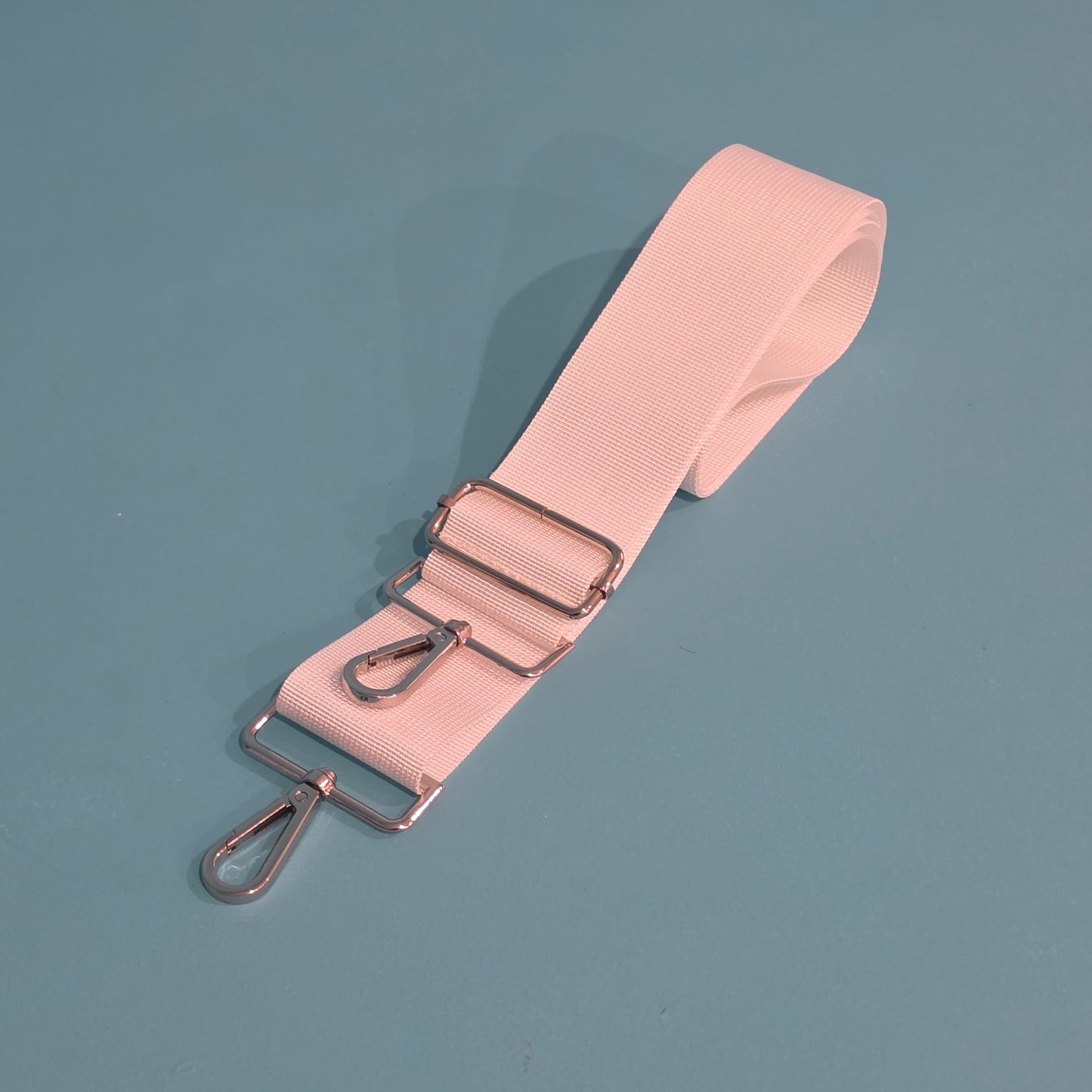 2" Shoulder Strap, white, used for Big Base Pouch carrying strap. Perfect Pouches tote collection.
