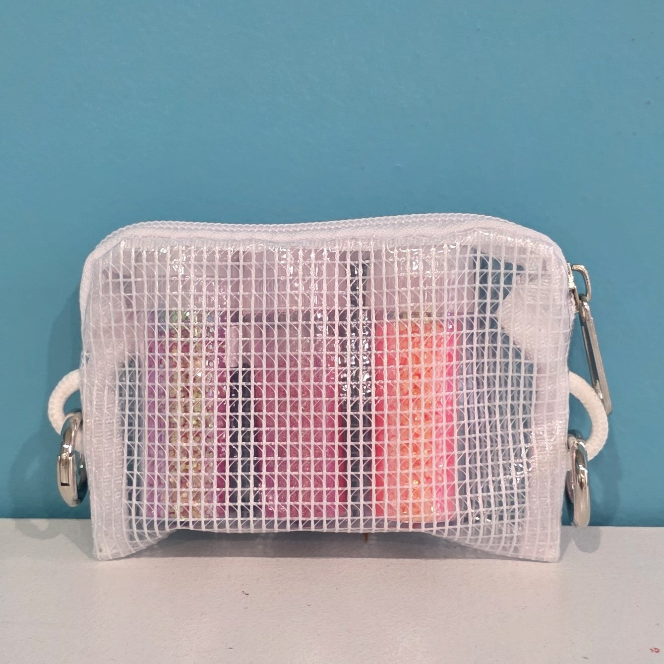 Craft Supply Pouch for glitter bottles or stickles bottles up to 4 bottles.