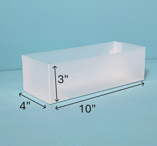 TOO Basic Box 13 - 3"H x 4" x 10" - Set of 3